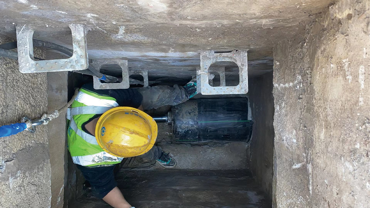 灵石HDPE短管内衬法